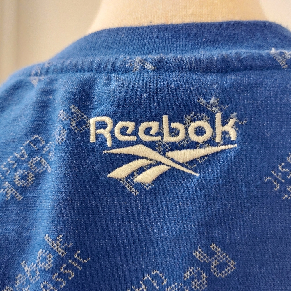 Blue Reebok Cropped Boxy Shirt - Picture 6 of 7